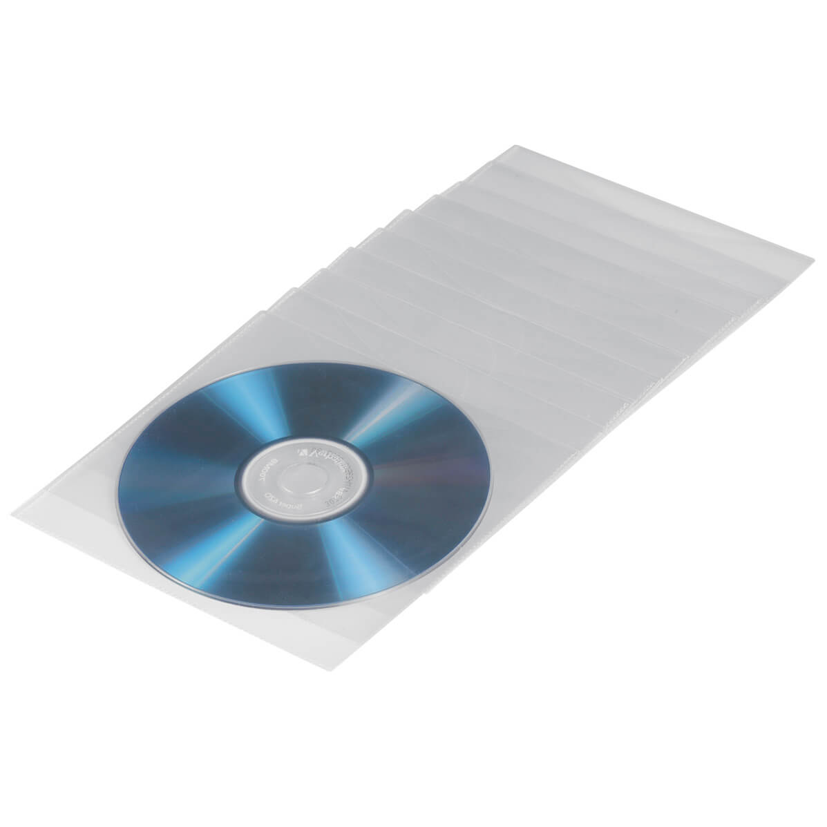 hama-hama-cd-dvd-ficka-i-pp Transparent 100-pack